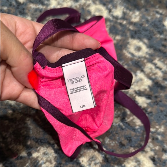 Victoria's Secret Pink and Purple Triangle Bralette - Picture 3 of 3